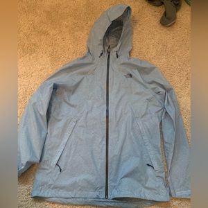 Women’s Light Blue The North Face Raincoat